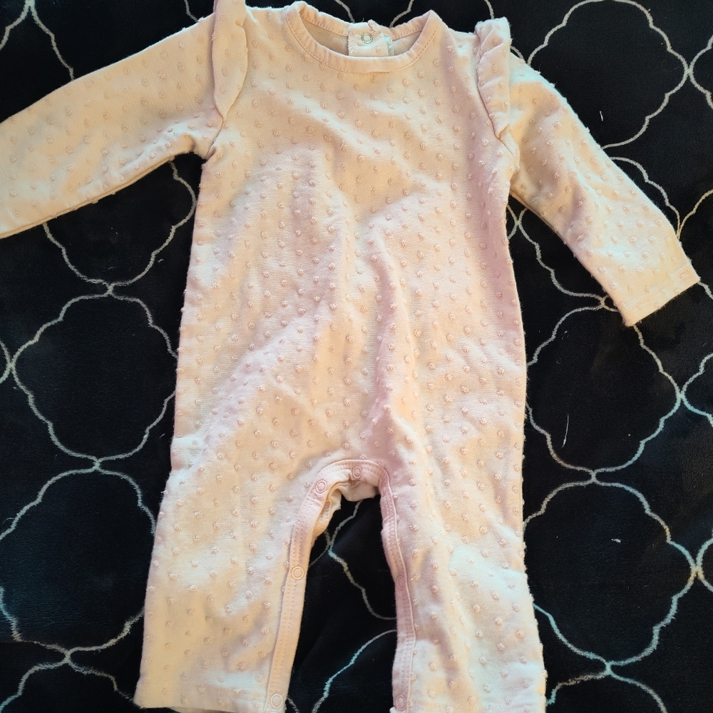 Chick Pea Pink Textured Kids One Piece